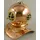 Casa Padrino Antik Stil Deko Taucherhelm Kupfer / Gold 18 x 20 x H. 20 cm - Wohnzimmer Deko - Schreibtisch Deko - Luxus Deko - Deko Accessoires