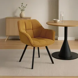 CLP Esszimmerstuhl Jordi Cord, orange