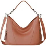 KMISSO 30627 Shopper Veganes Leder Brown
