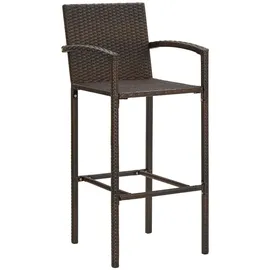 vidaXL Gartenbar Set 5-tlg. Braun