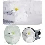 Sanilo Bad-Accessoire-Set »Good Feeling«, 3-teilig - grau