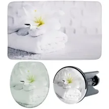 Sanilo Bad-Accessoire-Set »Good Feeling«, 3-teilig - grau