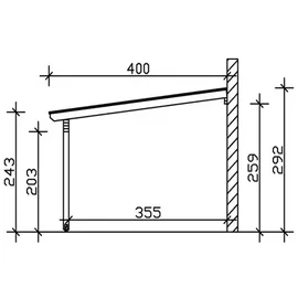 SKANHOLZ Ancona 434 x 400 cm eiche hell