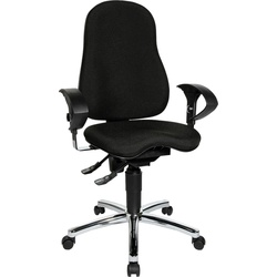 Bürostuhl TOPSTAR "Sitness 10", schwarz, Sitzfläche: 100% Polypropylen, Stühle
