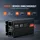Vevor Wechselrichter mit reiner Sinuswelle 2000W DC 12V AC 230V Spannungswandler mit 2 AC-Steckdosen 2 USB-Anschlüssen 1 Typ-C-Anschluss LCD-Display und Fernbedienung für mittelgroße Haushaltsgeräte