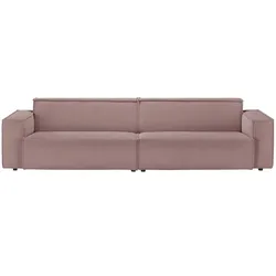 Big Sofa Cord Upper East ¦ rosa/pink ¦ Maße (cm): B: 296 H: 72 T: 106