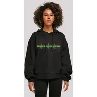 F4NT4STIC Organic Oversized Hoodie Pink Floyd Prism Heartbeat in