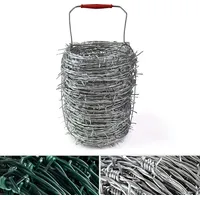 Karat Stacheldraht Verzinkt Drahtstärke: 1,7 mm Länge: 50 m - Silber