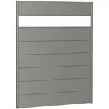 Biohort Sichtschutzelement 150 x 180 cm Quarzgrau Metall