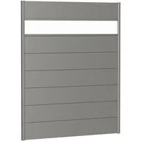 Biohort Sichtschutzelement 150 x 180 cm Quarzgrau Metall
