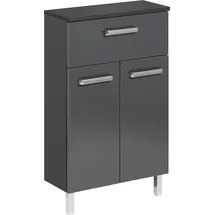 Saphir Unterschrank Quickset Badschrank 50 x 20 x 81 cm Grau