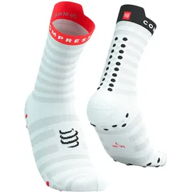 compressport Pro Racing V 4.0 Ultralight Run High Chaussettes - Blanc - II