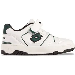 Sneaker LOTTO, Kinder, Gr. 34, grün (weiß, grün), Synthetik, mehrfarbig, sportlich, Schuhe, - mit Drehpunkt für mehr Wendigkeit