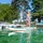 Aqua Marina Cascade All-Around 340 x 81 x 15 cm grau/türkis