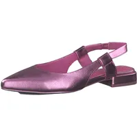 Marco Tozzi Damen Pumps, Blockabsatz, weiches FEEL ME Fußbett, ideal für Business und Freizeit Pink Metallic 39 EU