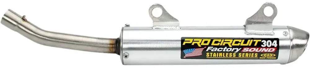 Pro Circuit 304 Factory Honda Cr 250 R 92-95 Ref:sh92250-se Nicht Homologierter Schalldämpfer - Silver - Not Homologated