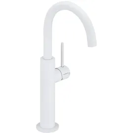 Herzbach Deep White Waschtischarmatur Slim L-Size Weiß Matt
