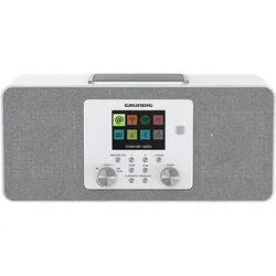 GRUNDIG DTR 6100 Internet- und Digitalradio, FM / RDS DAB+ Internet Radio, DAB, DAB+, FM, Bluetooth, Weiß