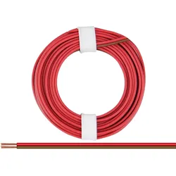Donau Elektronik Donau Zwillingslitze 0,25 mm2 / 5 m rot-braun, 5 m, Braun, Rot