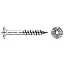 SPAX Holzbauschraube 6 x 80 mm 100 Stück