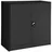 Tectake Aktenschrank Stahl 90x40x90 cm schwarz abschließbar