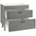 OPTIFIT Kochfeldumbauschrank Elga 90 x 58,4 x 87 cm Grau