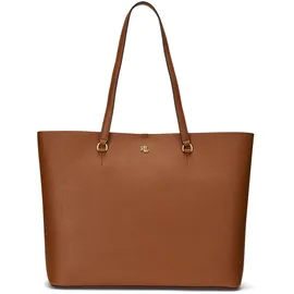 Ralph Lauren Karly Large Shopper Leder Brown/Gold