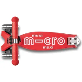 Micro Mobility Maxi Micro Deluxe LED rot