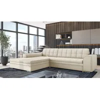 Fun Möbel Ecksofa Sofa SARRA mit Schlaffunktion Stoff Lincoln