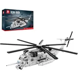 reobrix Militär Hubschrauber Bausteine Bauset 330-tlg. 33037