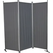 Angerer Paravent Swingtex 3-tlg. 165 x 165 cm dunkelgrau
