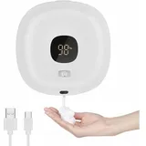 Schäumender Seifenspender, Automatischer Seifenspender, Wandmontage, Ohne Bohren, Berührungslos, Wiederaufladbar, Mit Infrarot-Bewegungssensor,