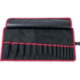 Parat BASIC Roll-Up Werkzeug-Rolltasche 15 Fächer schwarz/rot 67,0 x 33,0 x 5,0 cm