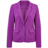 GOLDNER Kurzgröße: Jersey-Blazer", in aubergine | Gr.: 23
