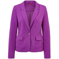 GOLDNER Kurzgröße: Jersey-Blazer", in aubergine | Gr.: 23