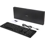 Perixx PERIBOARD-317 R DE B Kabelgebunden Beleuchtet