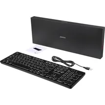 Perixx PERIBOARD-317 R DE B Kabelgebunden Beleuchtet