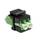 Roline 21.17.0060 LWL-Adapter Schwarz, Grün