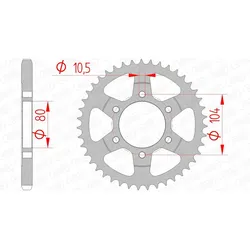 AFAM Standard-Stahlkrone 16610 - 525