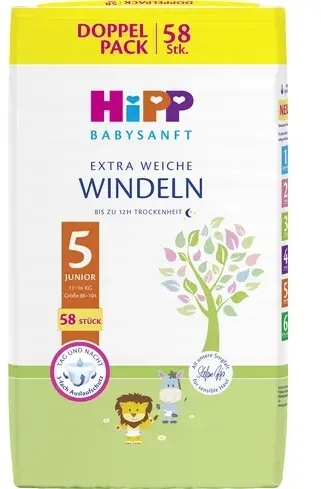 Preisvergleich Produktbild Hipp Babysanft Windeln Junior 5 Vorratsbox