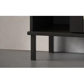 G+K Möbelvertriebs GmbH Waschbeckenunterschrank 62 x 65 x 40 cm Schwarz