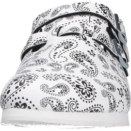 Birkenstock Kay Superlauf, Birko-Flor, Paisley Black/White, schmal, 38