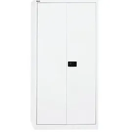 BISLEY Putzmittelschrank Universal E782AAG696 verkehrsweiß 4 Fachböden 91,4 x 40,0 x 195,0 cm, aufgebaut, 1 St.