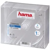 Hama 44748 CD-Leerhüllen 5er-Pack transperant