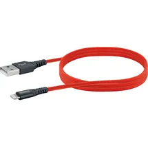Schwaiger USB-A auf Lightning 1,2 m Rot