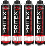 Pistolenschaum 4 x 750 ml Bauschaum Montageschaum
