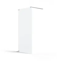 Schöner Wohnen Duschtrennwand, Silber, Glas, Metall, 80x200 cm, CE, Handmade in Germany, Badezimmer, Baden & Duschen, Duschtrennwände