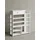 KADIMA DESIGN Schuhregal 75 x 93 x 24 cm weiß / wasserabweisend, 7 Fächer, Schublade