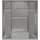 WIMEX Kleiderschrank Marburg 180 x 199 x 58 cm Grau