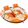 Vevor Fun Tube Set zum Bootfahren, Aufblasbare Schleppboote für 1–2 Personen, 154 kg Wassersport-Schleppschlauch zum Ziehen von Booten – mit Haltegriffen, 840D Vollnylon-Überzug, Sicherheitsventil